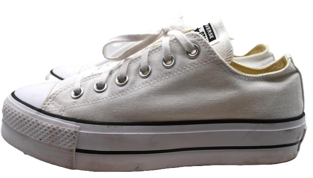 Converse All Star Shoes Womens Size 9 White Canvas Low Top Sneakers 560251C